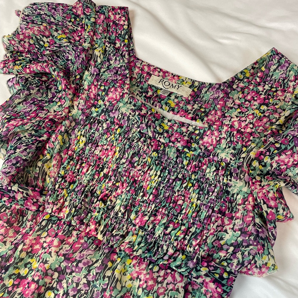 ROMY Floral Ruffle Dress - Picture 8 of 15